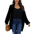 thumbnail image 3 of Yokua Women's Oversized Chunky Knit Cardigan Sweater Chunky Knit Long Sleeve Cardigan Jacket, 3 of 8