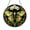 Acrylic 3.5 Inch, variant on Luna Moth Window Stained Glass Roundel Celestial Bug Design Decor Artistic Home Accent