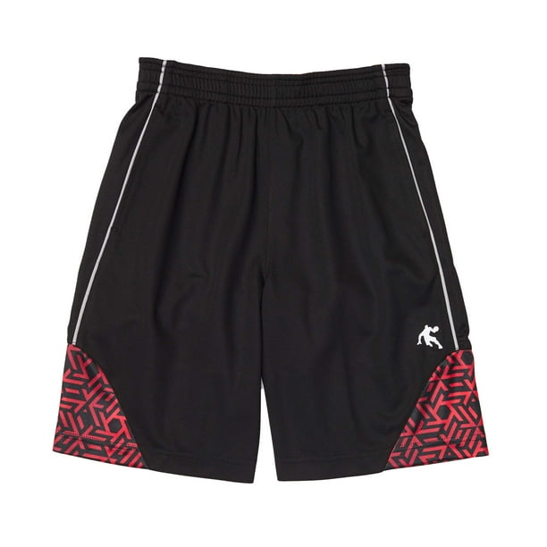 AND1 Boys' Polyester Mesh Conversion Basketball Gym & Workout Shorts