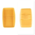 thumbnail image 4 of Unique Bargains 1Pc Square Makeup Sponge Brush Cleaner for Quickly Cleaning Yellow, 4 of 5