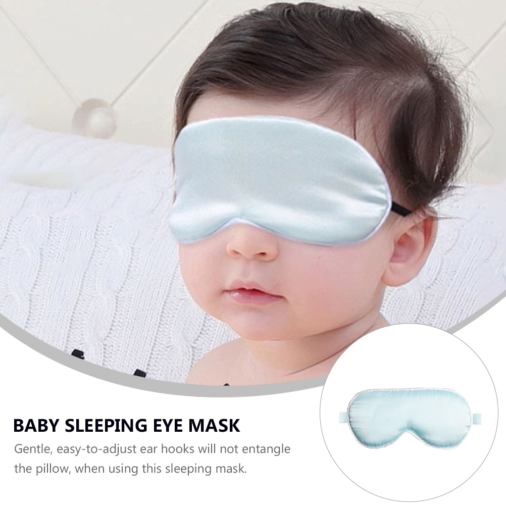 Baby Silk Eye Mask Kids Nowborn Baby Silk Eye Protector Infant