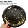 thumbnail image 3 of LEEYNEER Black Paper Plates for Party Use Sturdy Disposable Tableware Suitable for Daily and Party Use 9 inch, 3 of 8