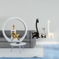 thumbnail image 2 of Estatua de niña,Estatuas de mujeres y niñas,figuritas decorativas elegantes,Escultura de arte abstracto,regalo creativo y moderno para el hogar.,Estatua de alce y ciervo,Estatua de jirafa de, 2 of 8