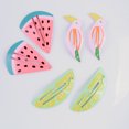 thumbnail image 4 of 20 Pcs Pince à Cheveux en Forme de Fruit Dessin Animé Barrette pour Enfants, 4 of 10