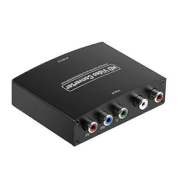 Ypbpr to HDMI Component to HDMI-Compatible HD Converter Ypbpr+L/Raudio to HDMI-Compatible Converter