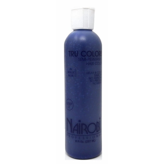 Nairobi Tru Colors Semi-Permanent Hair Color, 9 Molly Blue, 8 oz