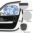 thumbnail image 5 of KUIFORTI 2 Pack Car Window Shades for Baby, Cling Sun Shade Blocker, Glare Shield and UV Rays Protection for Your Child 20.47" x 12.59" Side Window Screens for SUV, Tropical Flower, 5 of 6