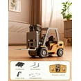 thumbnail image 6 of 1:64 Premium Alloy Mini RC Construction Set, Mini Rc Forklift, Excavator and Dump Truck, 6 of 7
