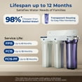 thumbnail image 2 of iSpring US31-PF 3-Stage Under Sink Water Filtration System, SGS-Tested to Reduces up to 99% PFOA & PFOS, 3-Stage Filtration Reduces Sediment, Chlorine, Taste & Odor, 2.5" x 10", 2 of 8