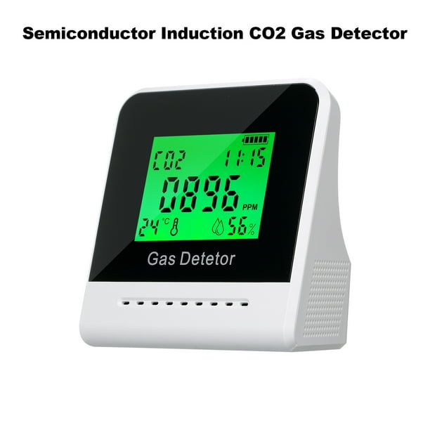 Medidor de CO2, Detector de dióxido de carbono para interiores, Inducción de semiconductores