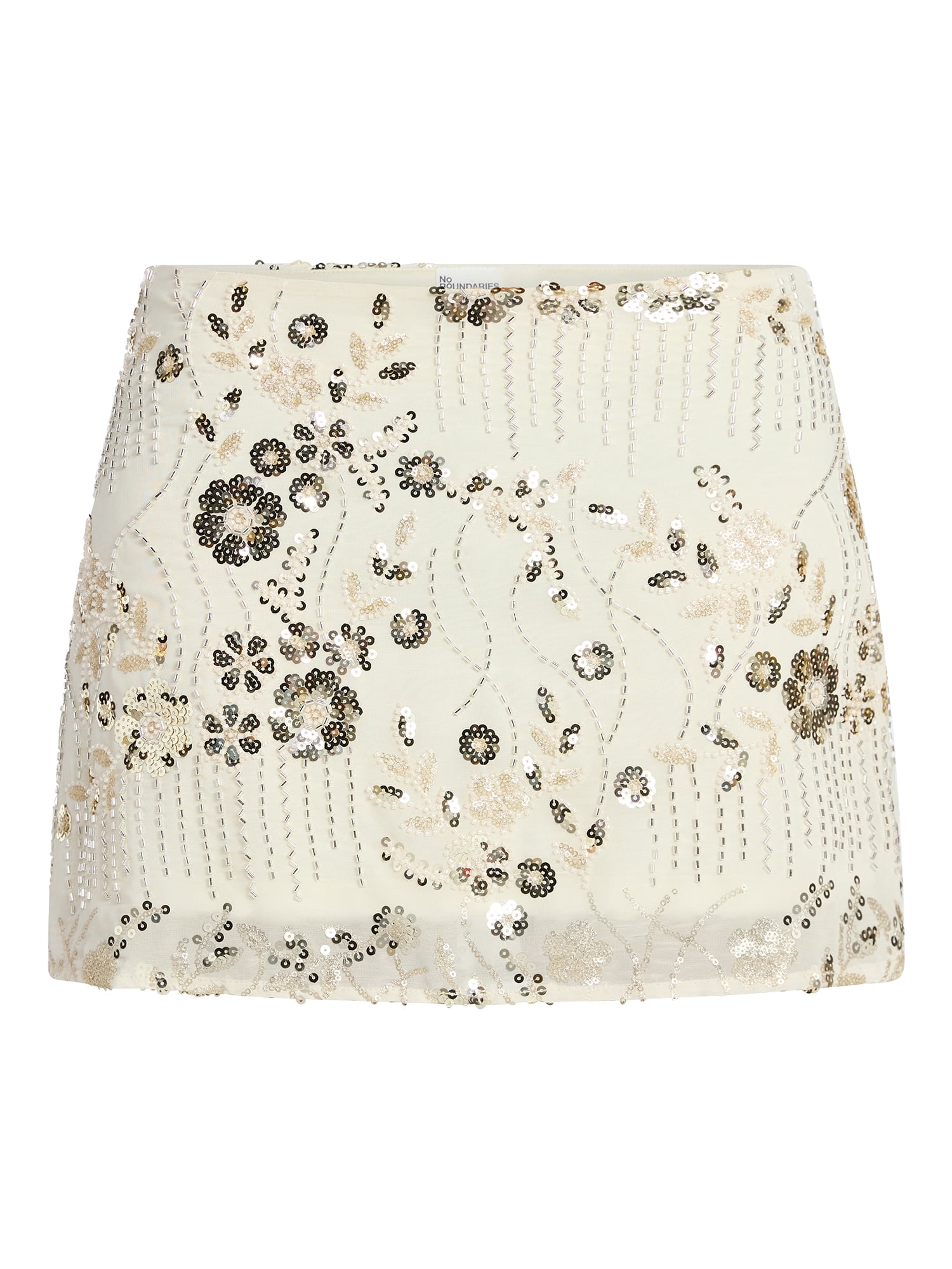 No Boundaries Sequin Embellished Mini Skirt, Women's XXS-XXL