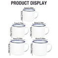 thumbnail image 3 of Clearance! Separate Box Water Coffee Mug Tea Enamel Mug Camp Drinking Cups Heat Water Mug With Non Handle For Indoors and Outdoors, 3 of 9