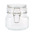 thumbnail image 3 of Set 3 Piezas Contenedor Vidrio Hermetico Tapa Clip 500 Ml Drink Lab Frasco Brocal Envase Cocina Decoracion Almacenar Hogar Cristal Transparente Tarro Alimentos, 3 of 4