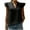 Black tank tops, variant on Wycnly Tank Top for Women Womens Workout Tops Comfy Lightweight Chiffon Jacquard Ruffle Layer Blouses Casual Solid Sleeveless Blouses Girls Sleeveless Shirt
