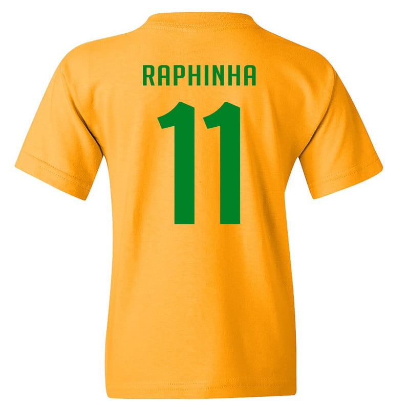 Raphinha 11 Jersey Style – Brazil Soccer Cup Fan Youth