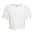 thumbnail image 3 of Pantalones Camiseta de mujer Traje deportivo Conjunto de pantalón suelto de moda Traje de pantalón (Blanco L) Ygjytge Blanco T L para Mujer, 3 of 9