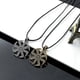 thumbnail image 5 of Vintage Viking Kolovrat knot Amulet Slavs Pendant Necklace Punk Fashion Collar Chain Jewelry Gothic Leather Chain Accessory, 5 of 5