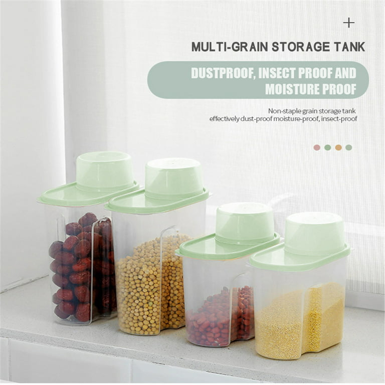 Durable Pantry Organization BPA Free Kitchen Canisters for Cereal Rice  Flour Oats 3PCS Set Plastic Food Container - China Food Storage Containers  and Fredge Organizer price