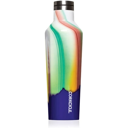 Corkcicle Canteen - Water Bottle & Thermos - Triple Insulated Stainless Steel, 16 oz, Aurora