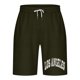 thumbnail image 4 of Mens Casual Shorts Lace-Up Elástico Cintura Bolsillo Ejercicio Fitness Hogar Pantalones de Media Longitud para Diario, 4 of 4