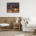 thumbnail image 3 of Autumn Campfire Embers Gray Floating Frame Canvas Art, 21 x 17, Made In USA, 3 of 8