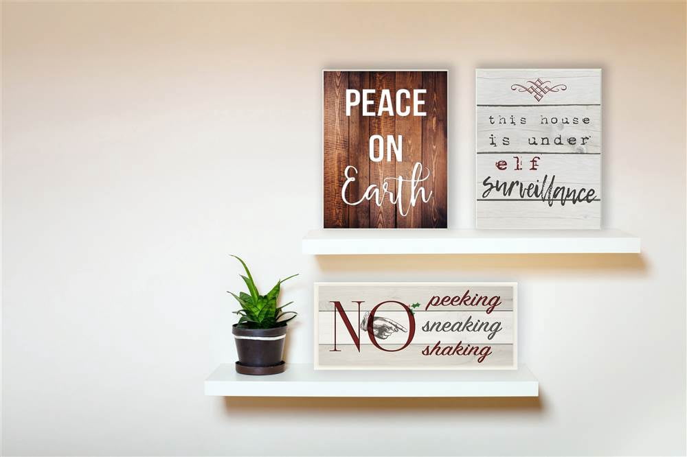 The Stupell Home Decor Collection Santas Workshop Framed Wall Art