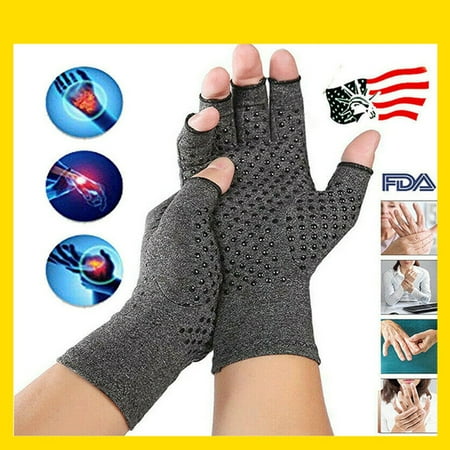 1 Pair Premium Compression Arthritis Gloves For Joint Pain Relief Hand ...