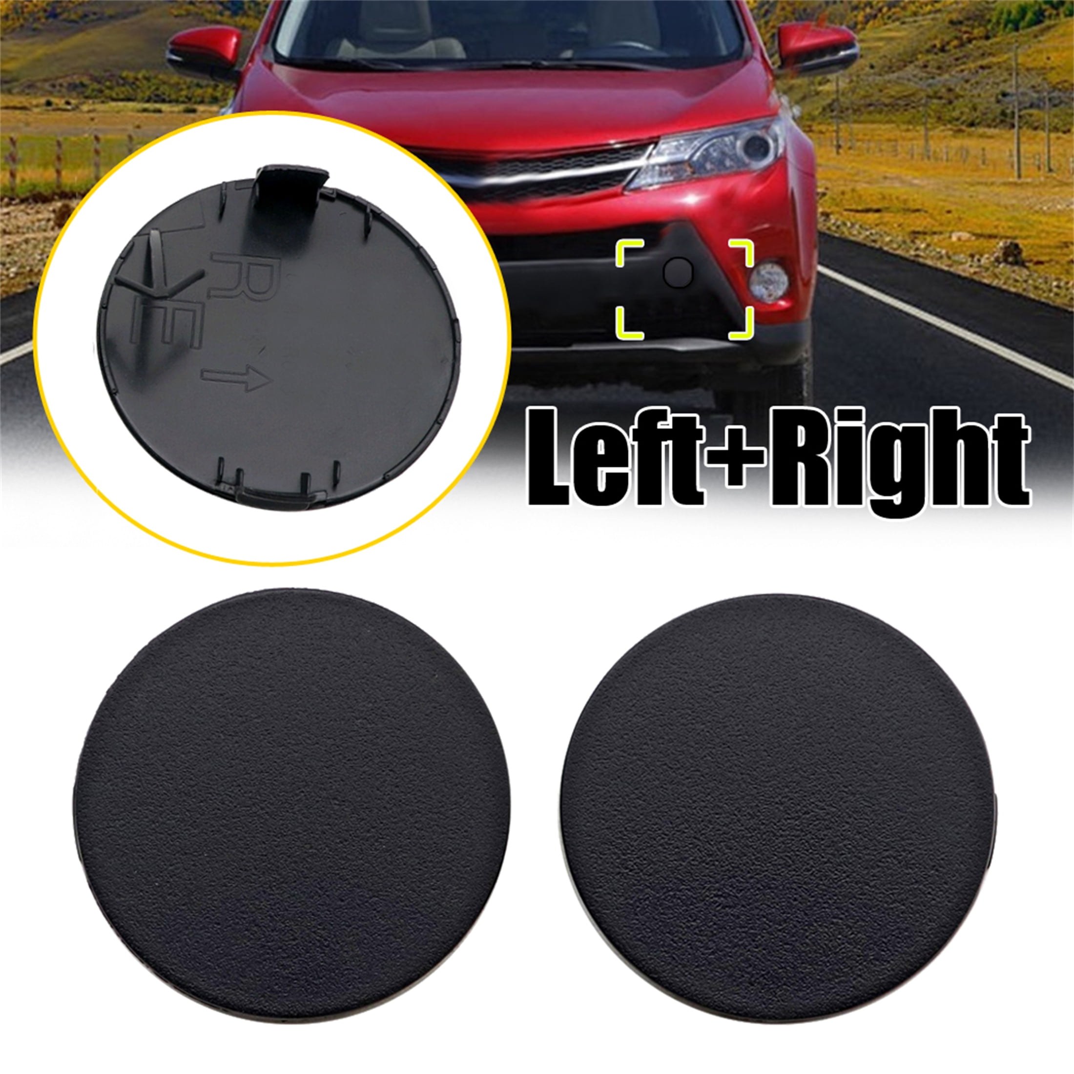 Right Front Bumper Tow Hook Cover Replacement Parts Fit For TOYOTA RAV4 2013-2015 Accessories - Walmart.com