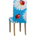 thumbnail image 4 of Funda Protectora ABPHQTO para silla elástica Mariquita y manzanilla colorida Juego de 4, 4 of 4