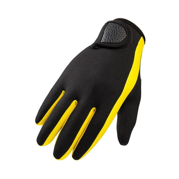 ziyahi Diving Gloves Surfing Snorkeling Swimming Protective Anti-skid Mittens Yellow S