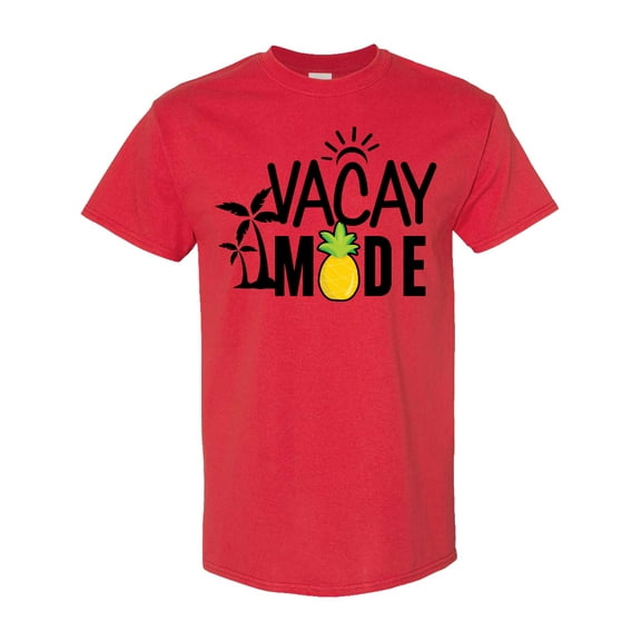 Inktastic Vacay Mode with Palm Trees Sun and Pineapple T-Shirt