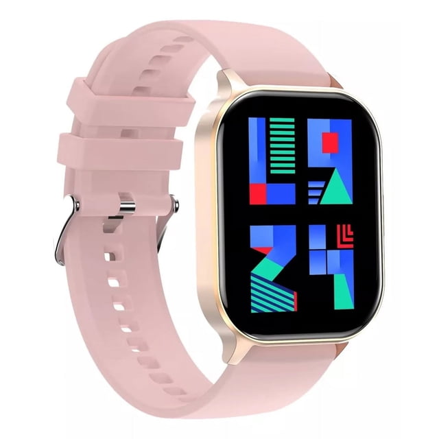 Reloj Inteligente Fralugio Smartwatch Hk26 Amoled Nfc Llamada Rosa