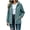 Light Blue, variant on Staron Women's Raincoat Waterproof Hooded Zip Lightweight Casual Long Sleeve Solid Outdoor Travel Windbreaker Jacket, Black M