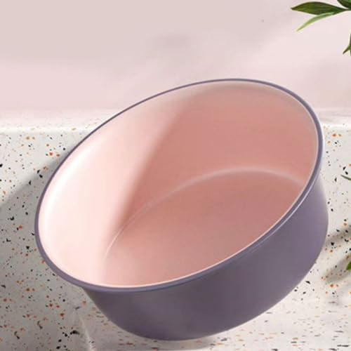Round Dish Wash Basin Dishpan Plastic Portable Dish Tub for Camping Face Cleansing Bathroom Wash Basin