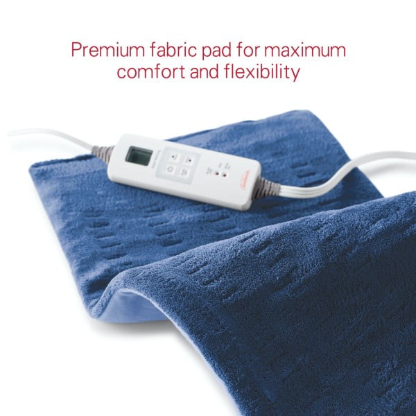 Sunbeam Wrapping Heating Pad with XpressHeat, King Size, Blue