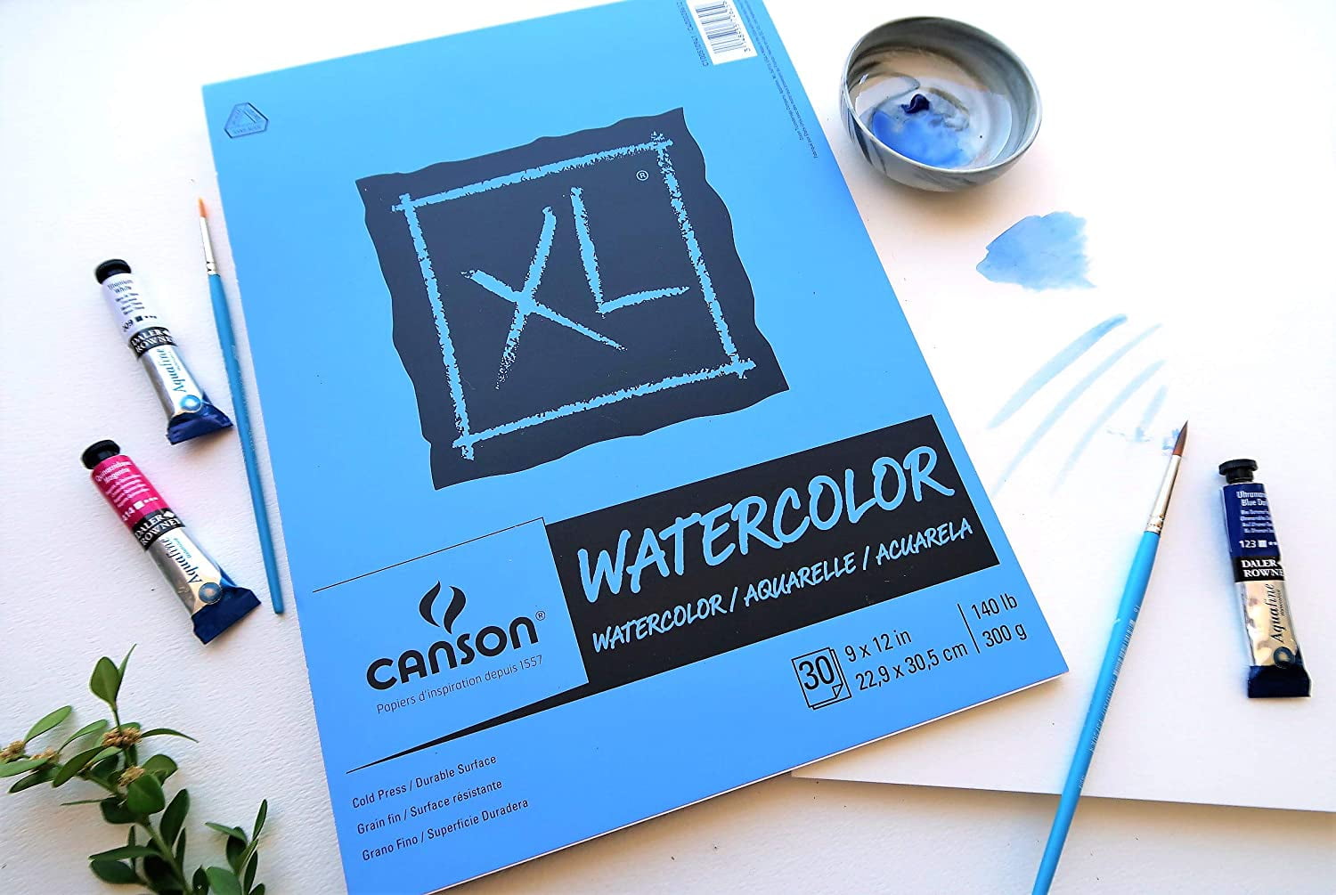 Canson XL Series Watercolor Paper, Bulk Pack, 9x12 inches, 100 Sheets  (90lb/185g) - Artist Paper for Adults and Students - Watercolors, Mixed  Media