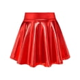 thumbnail image 7 of Girls Metallic Skater Skirt Christmas Halloween Cosplay Skirts Shiny Pleated Short Skirt Kids Dance Performance Party Skirt, 7 of 7