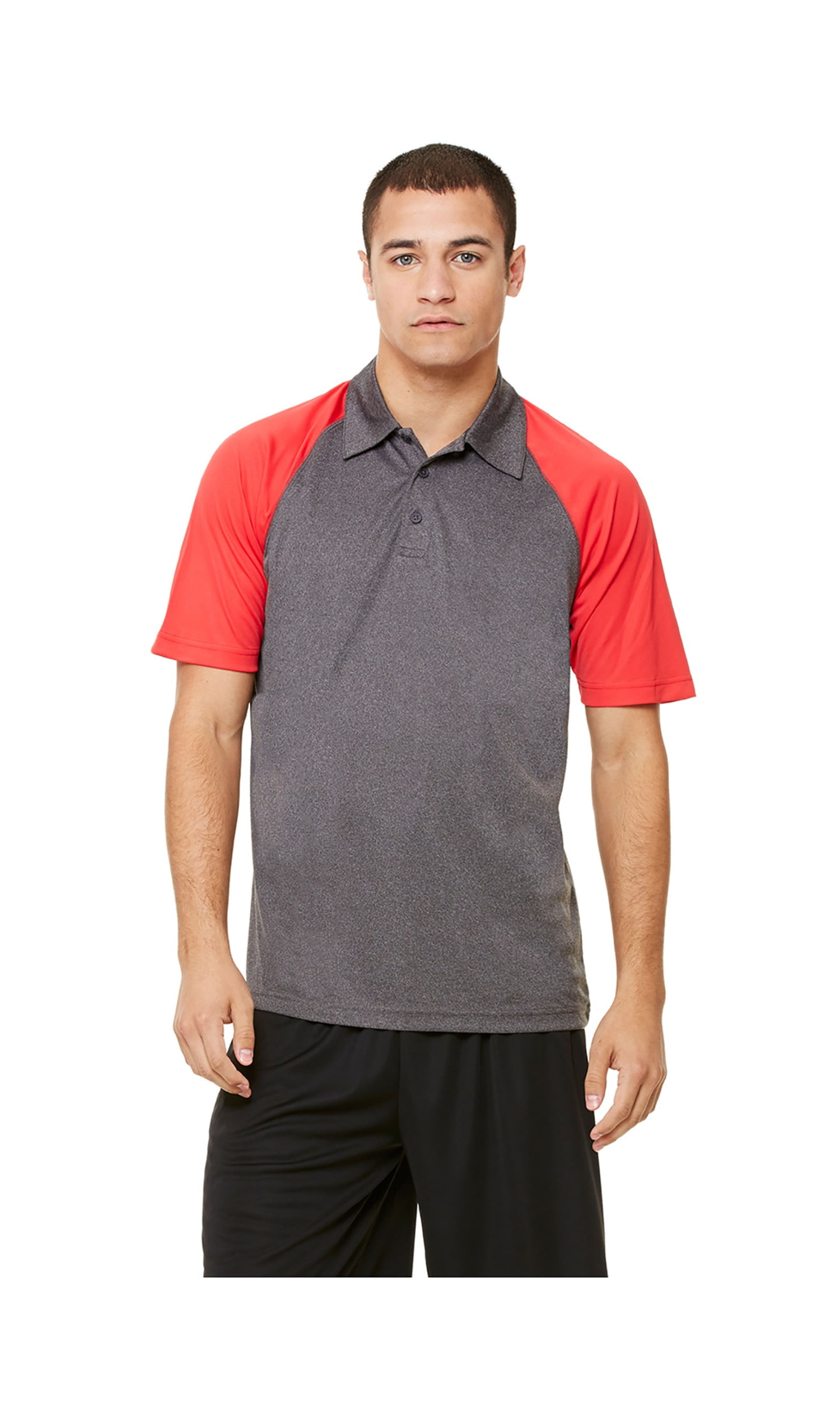 Alo Alo Men's Performance 3Button Raglan Polo Shirt, Style M1829