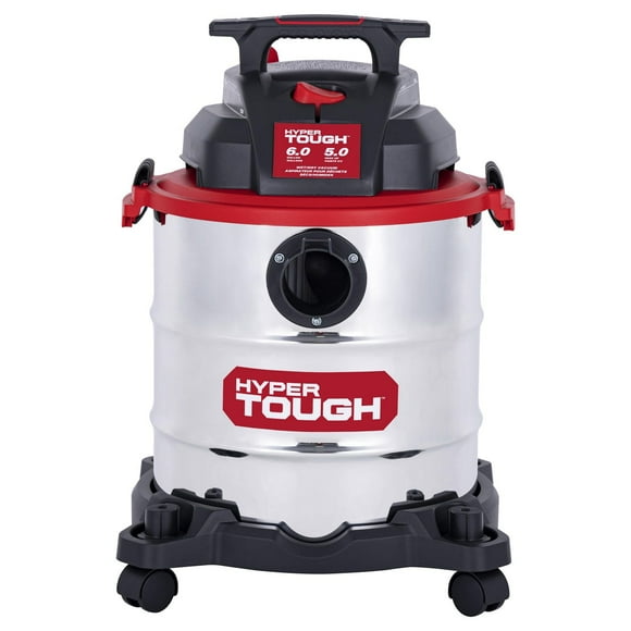 Hyper Tough 6 Gallon Stainless Steel Wet/Dry Vacuum