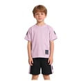 thumbnail image 2 of Toddler Baby Boys Summer Outfits Short Sleeve Cartoon Print T-Shirt Tops & Shorts Sets 2Pcs Baby Boys Summer Clothes For 1t 2t 3t 4t 5t 6t 7T Children 5-6 Years, 2 of 5