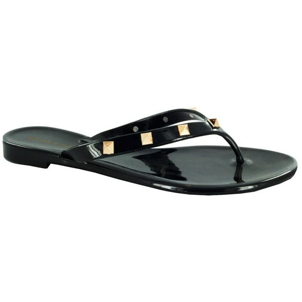 studded jelly sandals amazon