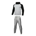 thumbnail image 6 of One opening Men's Tracksuit 2 Pieces Sportswear Top Long Sleeve Hooded Sweatshirt Long Pants with Belt and Pockets Casual Sports Suit, 6 of 6