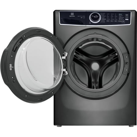 Electrolux - 4.5 Cu.Ft. Stackable Front Load Washer with Steam and LuxCare Plus Wash System - Titanium