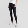 Hue Studio Women's Mid-Rise Cotton Comfort Cell Phone Side Pocket Leggings - Black, Medium