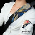 thumbnail image 2 of WYYP Flower Blue Yellow Car Seat Belt Cover Universal Size Ideal for Car Interior Accessories 1Pcs, 2 of 5