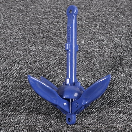 Tineasur  1Set Portable Folding Boat Anchor with Rope for Canoes