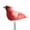 red, variant on KRONDO Soil Moisture Meter,Simulated Bird Shape Intelligent Soil Meter with Automatic Alarm, Hygrometer Gardening Tool,for Planter Water Remind Warining Alert,Singing Alarm Function