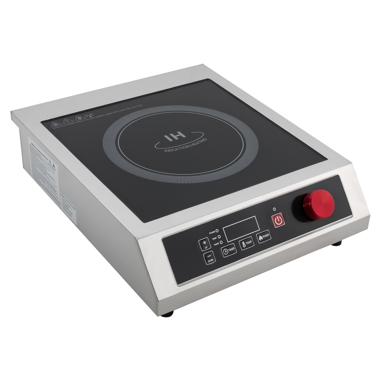 Induction Cooker 1 Burner Cooktop 3500W Single Burner Electric Cooktop 10 Temp