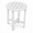 White + HDPE + HDPE+1, variant on YANGXUN Black Round All-Weather Outdoor Patio Side Table Classic American Casual Compact End Table for Balcony Poolside Porch Garden