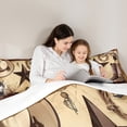 thumbnail image 5 of Manfei Western Cowboy Bedding Comforter Set 2pcs, Vintage Boots Hat Twin Comforter Sets, Brown Rustic Farmhouse Bedding Set, Ultra Soft Home Decor, 5 of 8